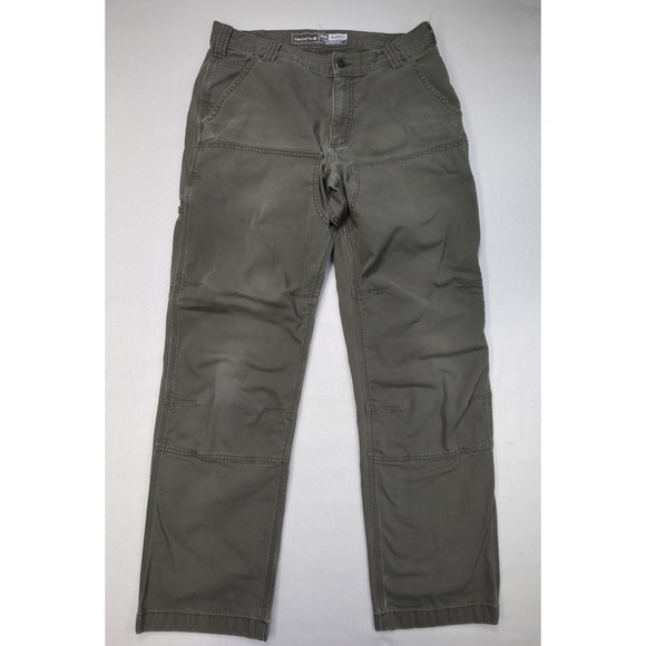 Carhartt Rugged Flex Relaxed Fit Work Pant Mens 34x32 Cargo Green Olive - Picture 1 of 8